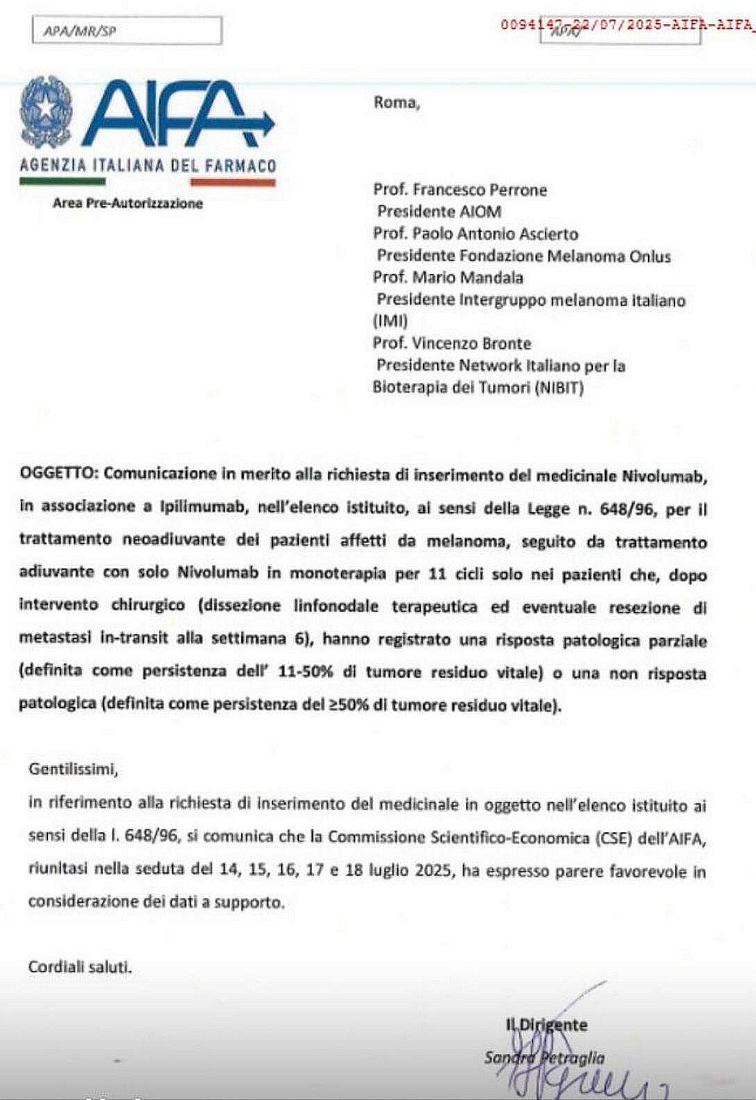 comunicato AIFA